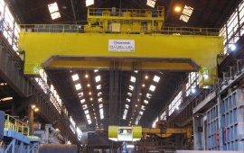 EOT steel industry crane 315 t