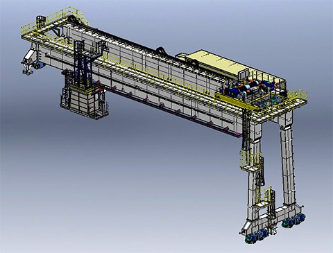 INA Rijeka coker crane TAIM WESER