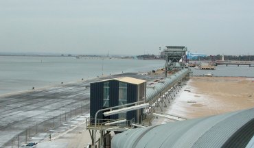 Neue Anlage zur Mechanisierung der Zufuhr und des Handlings von Getreide im Hafen von Huelva