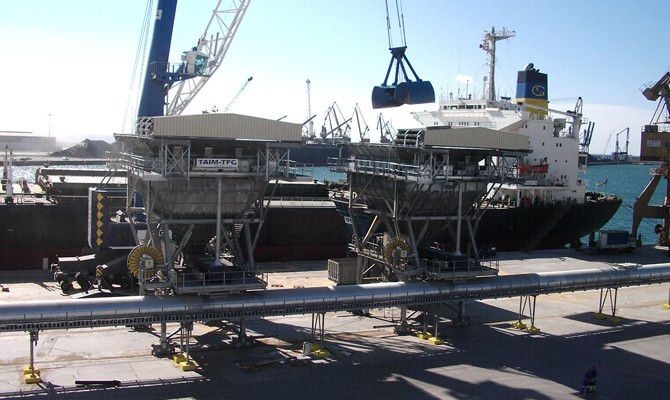 Grain handling port Tarragona 